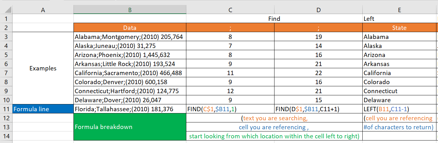 How to use Excel Left ,a simple yet very valuable fucntion