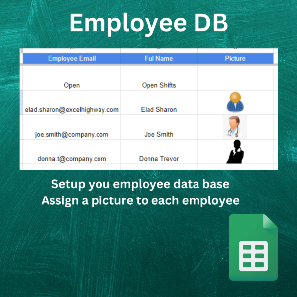 Employee scheduling system with google sheets - Image 2
