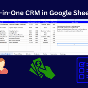 Google Sheets CRM Template