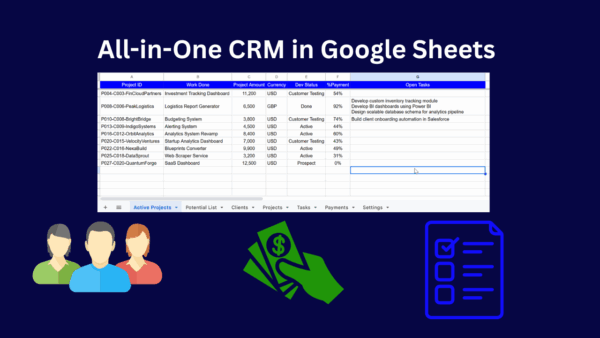 Google Sheets CRM Template