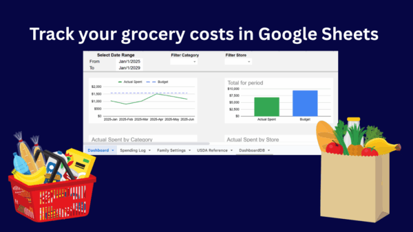 Grocery Budget vs. Actual Tracker