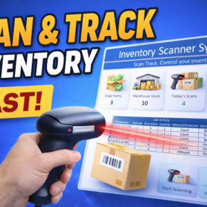 Scan-Based Inventory Management System in Excel