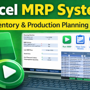 Excel MRP System | Inventory & Production Planning Tool